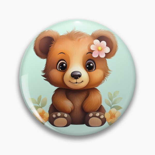 Item preview, Cute Bear with Flowers designed and sold by JDesign10.