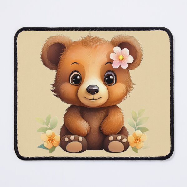 Item preview, Cute Bear with Flowers designed and sold by JDesign10.
