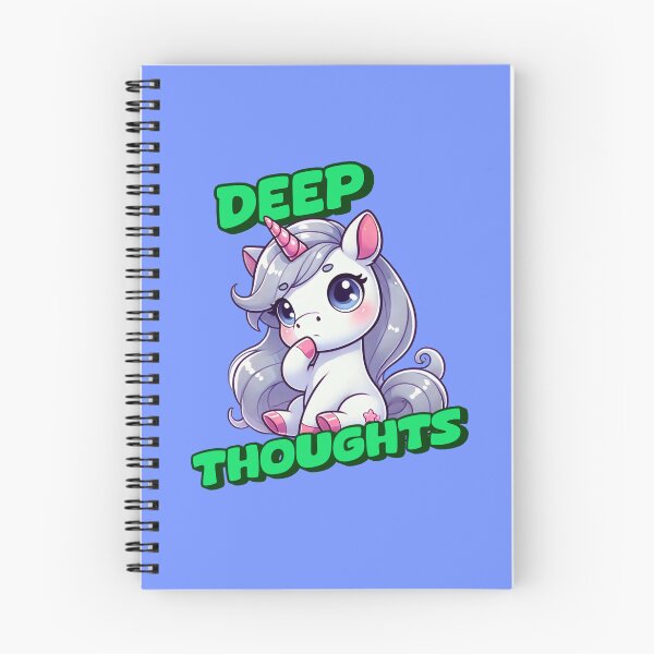 Item preview, Deep Thoughts - Amanda Incredible art for the unicorn lover in your life, great gift for daughters, girlfriends, wives and more designed and sold by 3DAF.