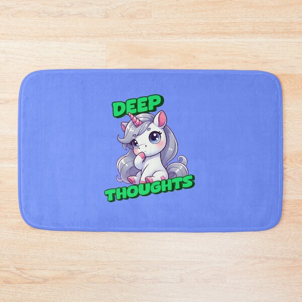 Item preview, Deep Thoughts - Amanda Incredible art for the unicorn lover in your life, great gift for daughters, girlfriends, wives and more designed and sold by 3DAF.