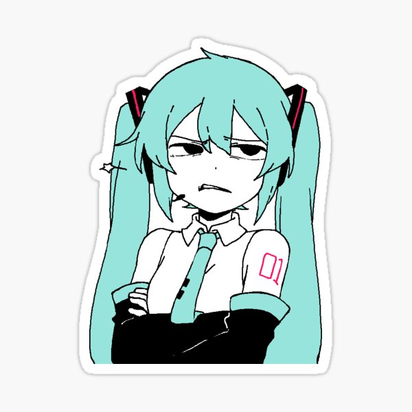 Item preview, Hatsune Miku Irritated- Vocaloid designed and sold by DarkMysteryMan.