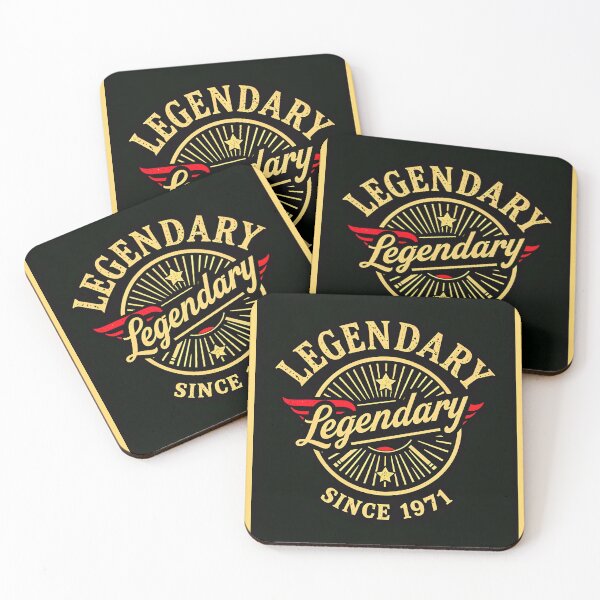 Item preview, Legendary Since 1971 Cool Birthday Quote designed and sold by TheArtOfPat.
