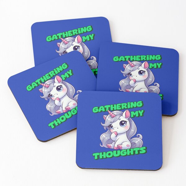 Item preview, Gathering my Thoughts - Amanda Incredible art for the unicorn lover in your life, great gift for daughters, girlfriends, wives and more designed and sold by 3DAF.