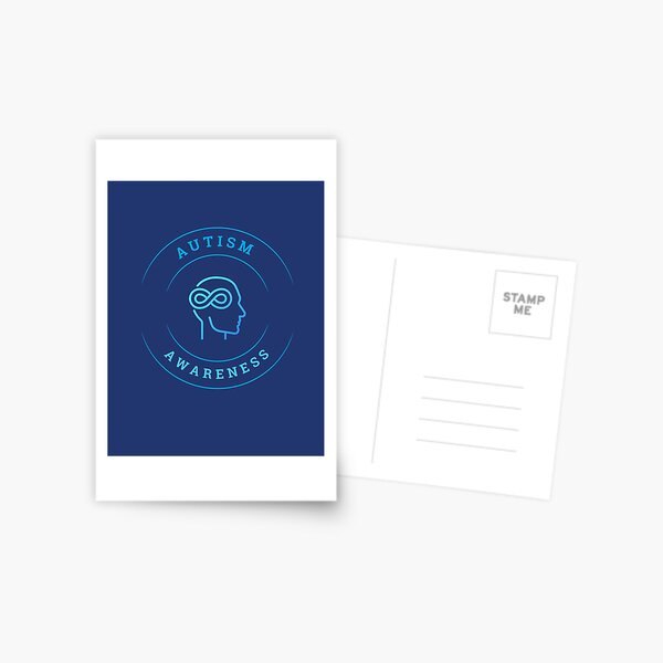 Autism Awareness Neurodiversity Design Postcard