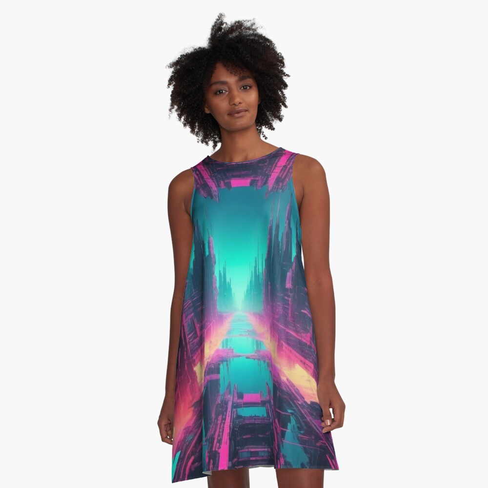 Item preview, A-Line Dress designed and sold by eXtraHumans.