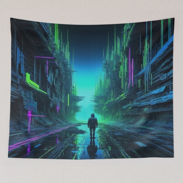 Item preview, Ethereal Glitch - Surreal Art designed and sold by eXtraHumans.