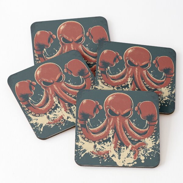 Item preview, KrakenUppercut: The Sea's Boxing Champ designed and sold by WaveVisions.