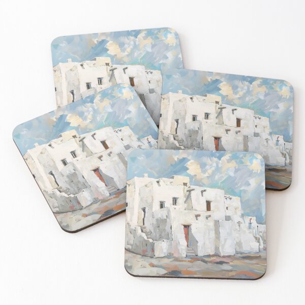 Item preview, White Adobe Dwelling 1 designed and sold by high-noon-moon.