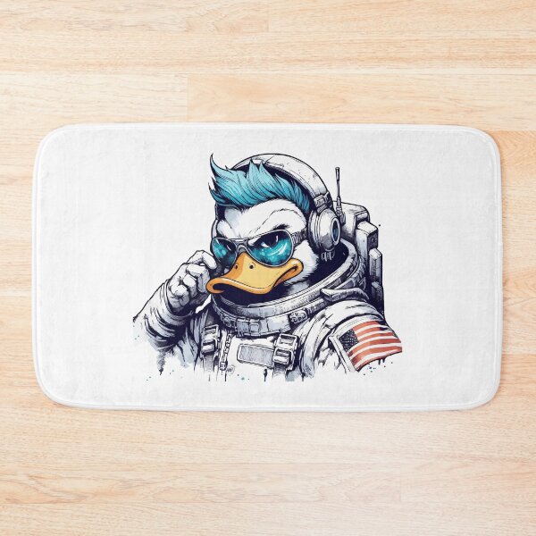 Item preview, Cool Astronaut Duck designed and sold by TomFrontierArt.
