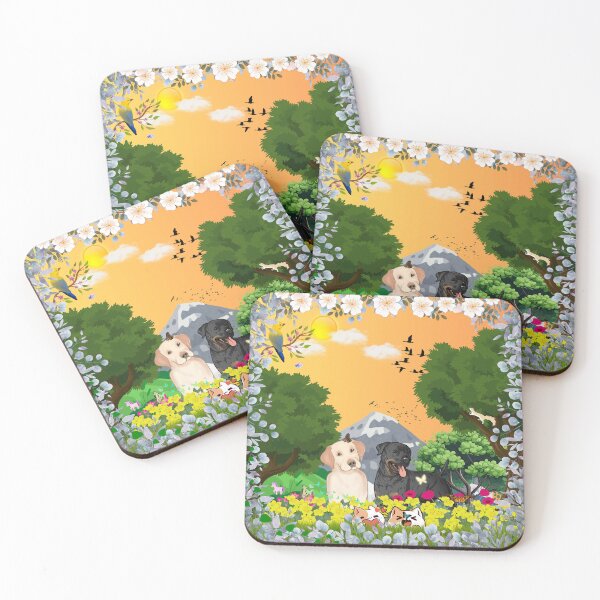 Item preview, A beautiful nature with dogs, cats, butterflies, unicorn and extraterrestrials designed and sold by ZibaCentralShop.