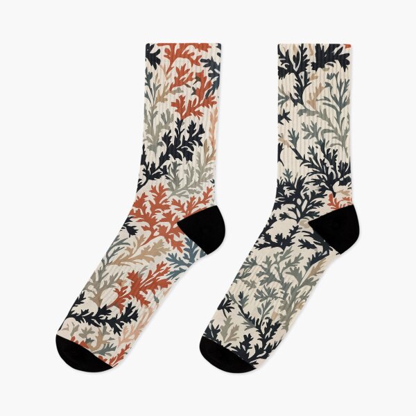 Item preview, Vintage Coral Leaf Floral designed and sold by meggydesigns.