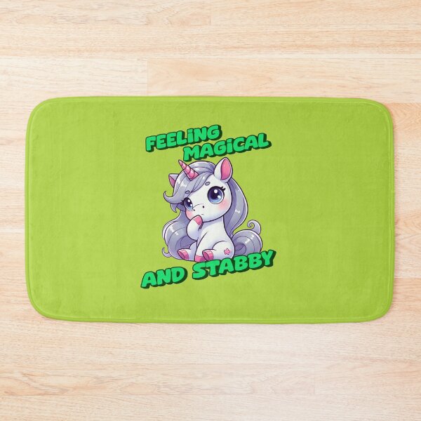 Item preview, Feeling Magical and Stabby - Amanda Incredible art for the unicorn lover in your life, great gift for daughters, girlfriends, wives and more designed and sold by 3DAF.