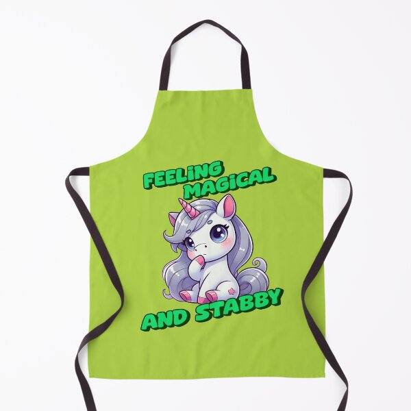 Item preview, Feeling Magical and Stabby - Amanda Incredible art for the unicorn lover in your life, great gift for daughters, girlfriends, wives and more designed and sold by 3DAF.