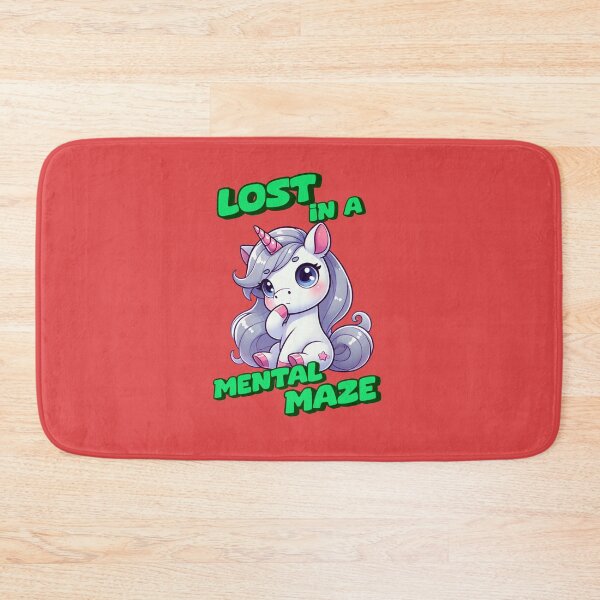 Item preview, Lost in a Mental Maze - Amanda Incredible art for the unicorn lover in your life, great gift for daughters, girlfriends, wives and more designed and sold by 3DAF.