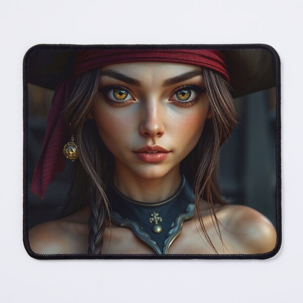 Item preview, Cute Pirate Girl Queen Of The High Seas designed and sold by TheArtOfPat.