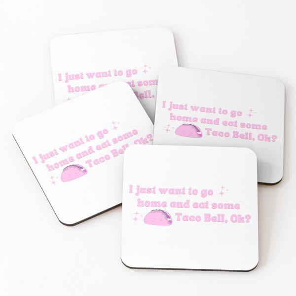Item preview, Home to Taco Bell Sticker - Cute Pink Glitter - Stickers, Mugs, Pins designed and sold by FrogParty.