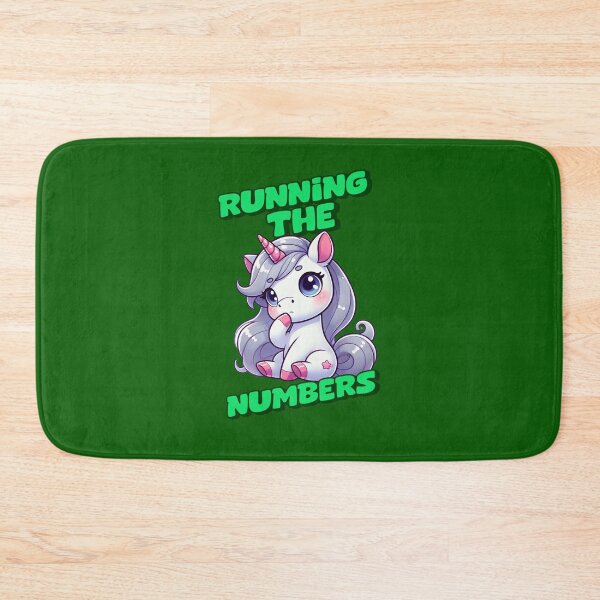 Item preview, Running the Numbers - Amanda Incredible art for the unicorn lover in your life, great gift for daughters, girlfriends, wives and more designed and sold by 3DAF.