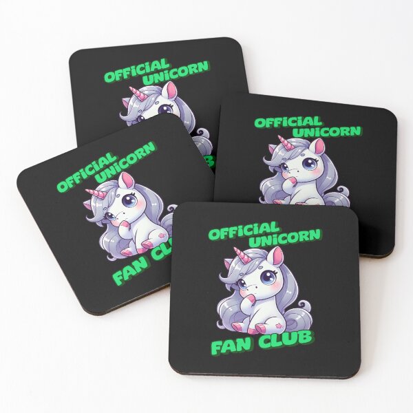 Item preview, Official Unicorn Fan Club -  Amanda Incredible art for the unicorn lover in your life, great gift for daughters, girlfriends, wives and more designed and sold by 3DAF.