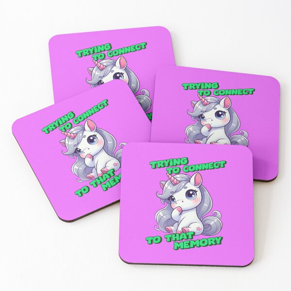 Item preview, Trying to Connect to that Memory -  Amanda Incredible art for the unicorn lover in your life, great gift for daughters, girlfriends, wives and more designed and sold by 3DAF.