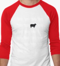 Schwarzes Schaf Baseballshirt für Männer