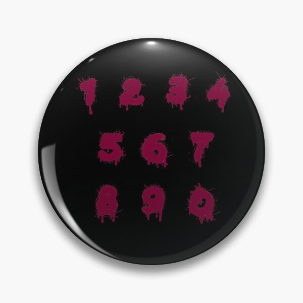 Item preview, Spray Digits, Numbers sticker designed and sold by Numbers-Art.
