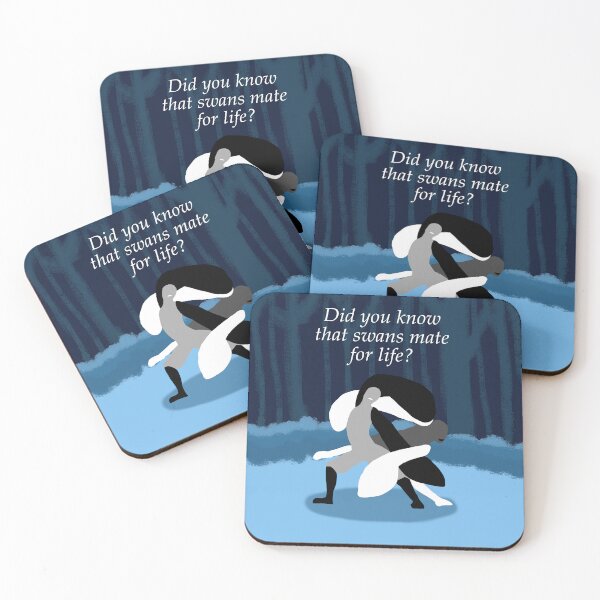 Item preview, Male Swan Lake Silhouette with Text And Background designed and sold by SunflowerEyeArt.