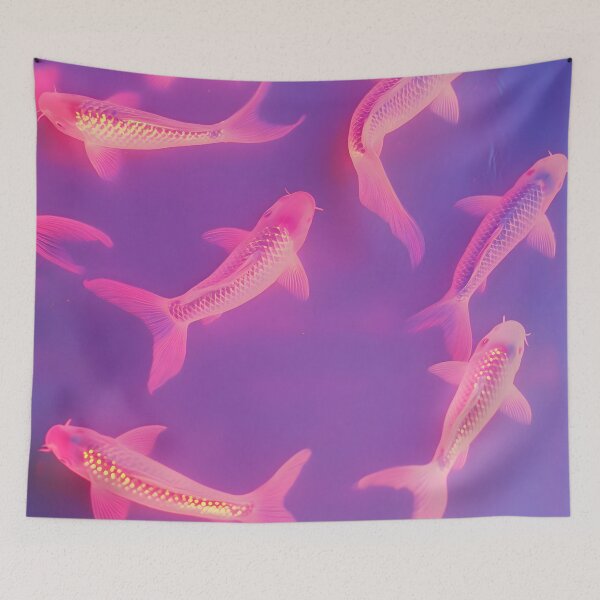 Item preview, Neon Koi Splash Collection designed and sold by AI-Only Creations.