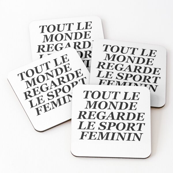 Item preview, Tout Le Monde Regarde Le Sport Feminin designed and sold by Winther-Art.