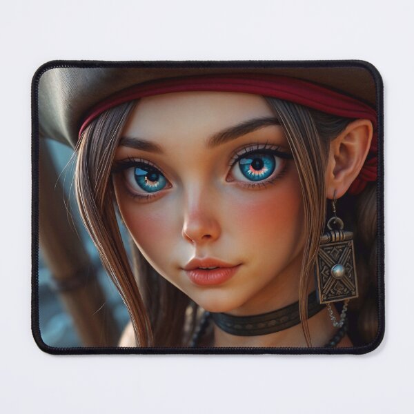 Item preview, Cute Pirate Girl Queen Of The High Seas designed and sold by TheArtOfPat.