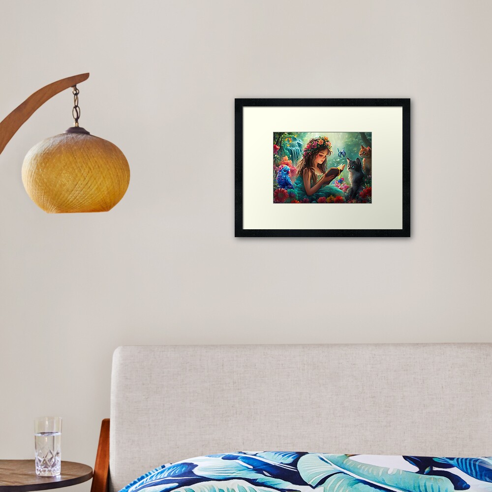 Item preview, Framed Art Print designed and sold by phatpuppyart.