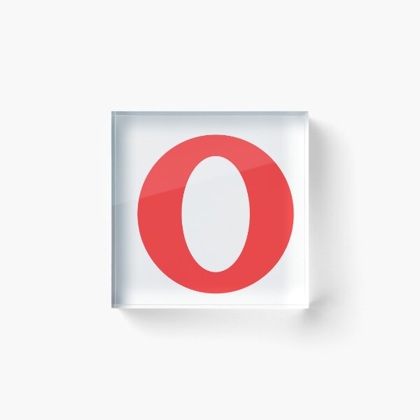 Item preview, Big Red Alphabet Letter O designed and sold by RobbiesMusic.