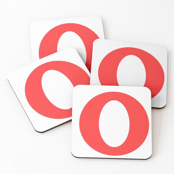 Item preview, Big Red Alphabet Letter O designed and sold by RobbiesMusic.