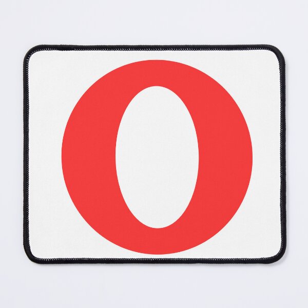 Item preview, Big Red Alphabet Letter O designed and sold by RobbiesMusic.