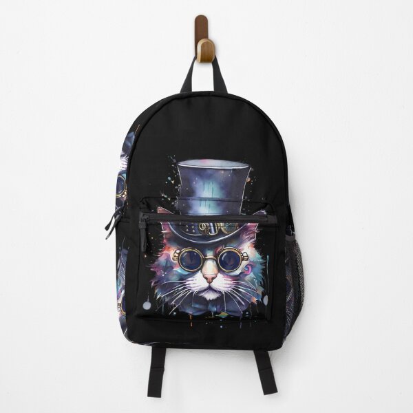 Item preview, Cool Steampunk Cat Watercolour Tattoo designed and sold by ReidDesigns.