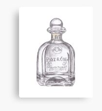 Patron Tequila Bottle Canvas Print