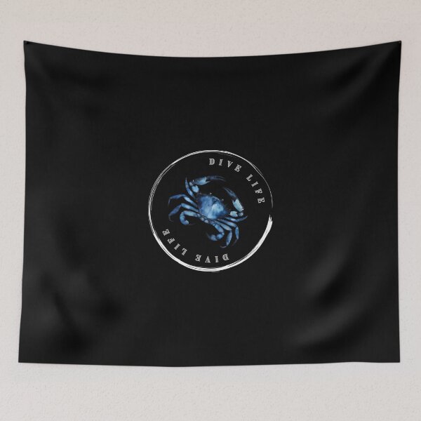 Item preview, Crab, scuba, dive life, all profit supports ocean conservation  designed and sold by seekingclarity.