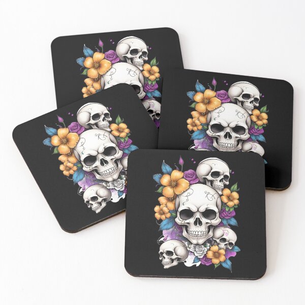 Item preview, Floral Skull Masterpiece designed and sold by Mechanical-Artt.