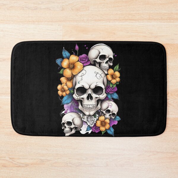 Item preview, Floral Skull Masterpiece designed and sold by Mechanical-Artt.