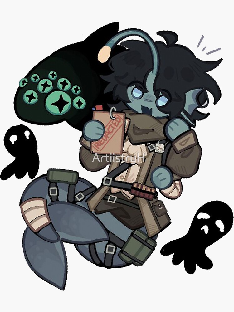 "Sebastian Solace and Eyefestation" Sticker for Sale by ArtiistryH ...