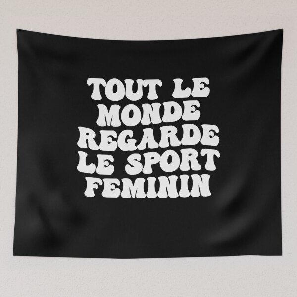 Item preview, Tout Le Monde Regarde Le Sport Feminin T designed and sold by Winther-Art.