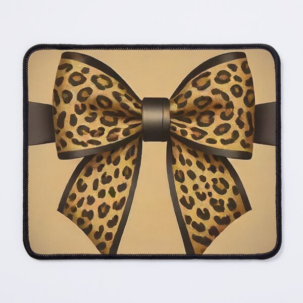 Item preview, LEOPARD PATTERNED BOW DESIGN  designed and sold by asudesign.
