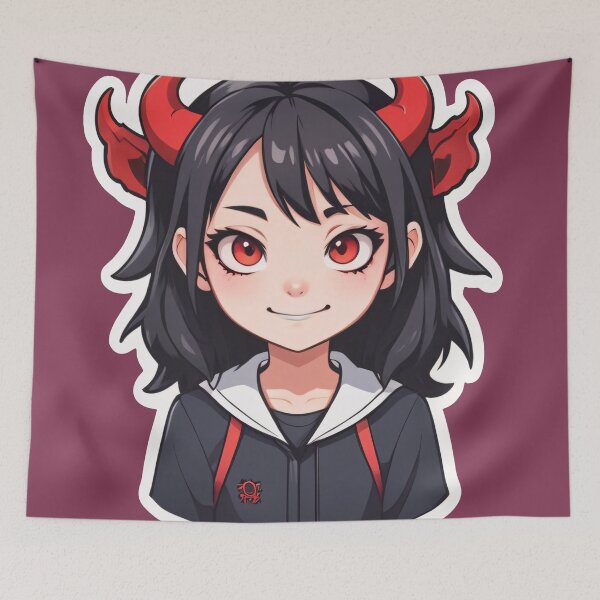 Item preview, Cute Demon Girl Student designed and sold by MadnessEnvelope.