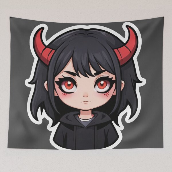 Item preview, Demon Girl Student designed and sold by MadnessEnvelope.