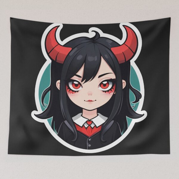 Item preview, Demon Student Girl designed and sold by MadnessEnvelope.