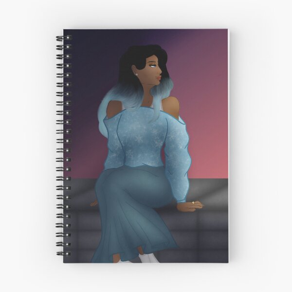 Item preview, Nazeera staring at the sunset designed and sold by LunaCoyoteArt.