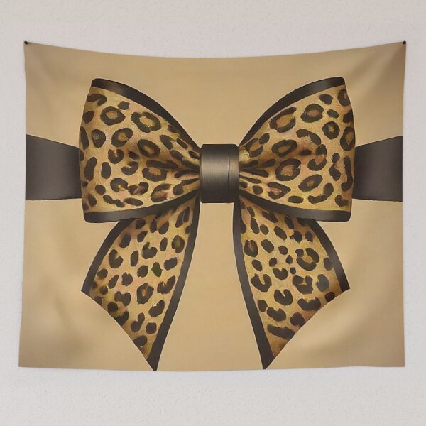 Item preview, LEOPARD PATTERNED BOW DESIGN  designed and sold by asudesign.