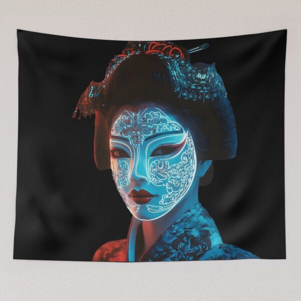 Item preview, Neon Geisha Mystique Collection designed and sold by AI-Only Creations.