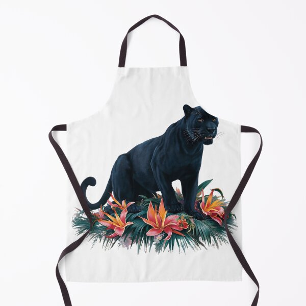 Item preview, Gothic Black Panther with Tropical Flowers designed and sold by Noertz.