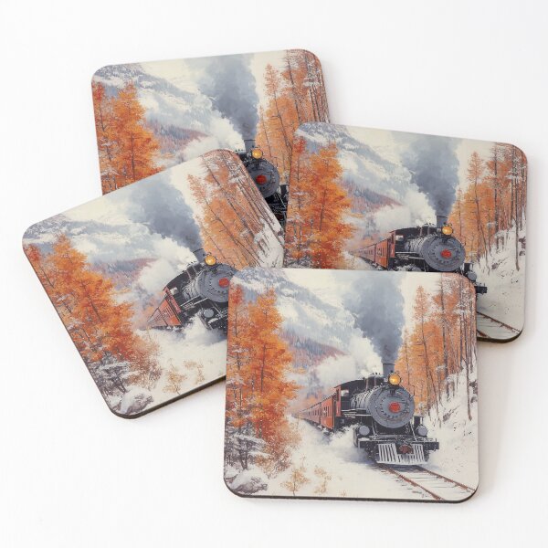 Item preview, Winter Train designed and sold by Thingstolike.