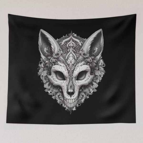 Item preview, Gothic Fox Skull designed and sold by Mr-Feniks-55.